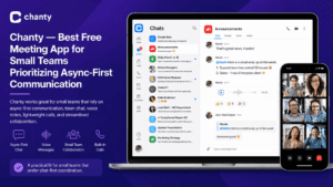 Chanty — Best Free Meeting App for Small Teams Prioritizing Async-First Communication