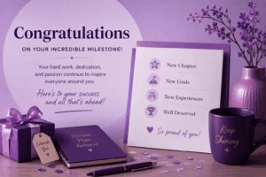 Personal Milestones in a Professional Context