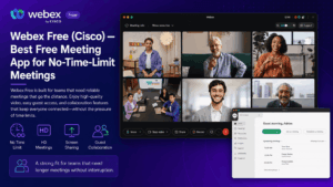 Webex Free (Cisco) — Best Free Meeting App for No-Time-Limit Meetings