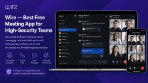 Wire — Best Free Meeting App for High-Security Teams
