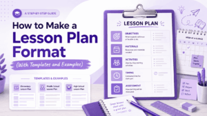 How to Make a Lesson Plan Format