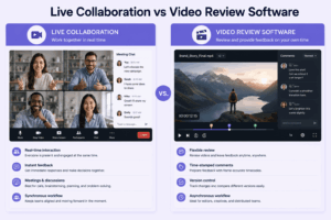 Live Collaboration vs Video Review Software