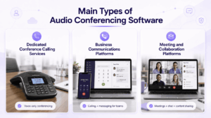Main Types of Audio Conferencing Software