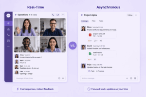 Real-Time vs Asynchronous Work Chat