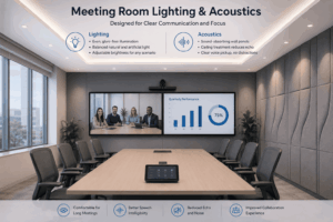 meeting room lighting and Acoustics