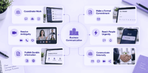 How Businesses Actually Use Electronic Communication