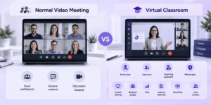 Virtual Classroom Different From a Normal Video Meeting